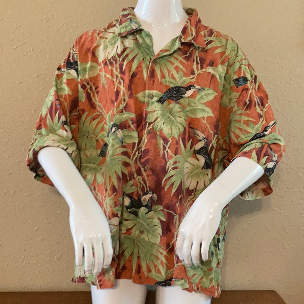 Pusser’s 100% silk SS shirt, size XL